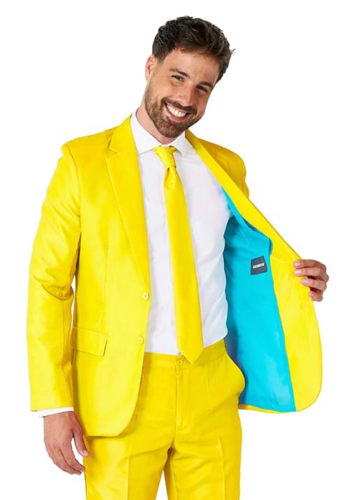 Suitmeister Solid Yellow Men S Suit