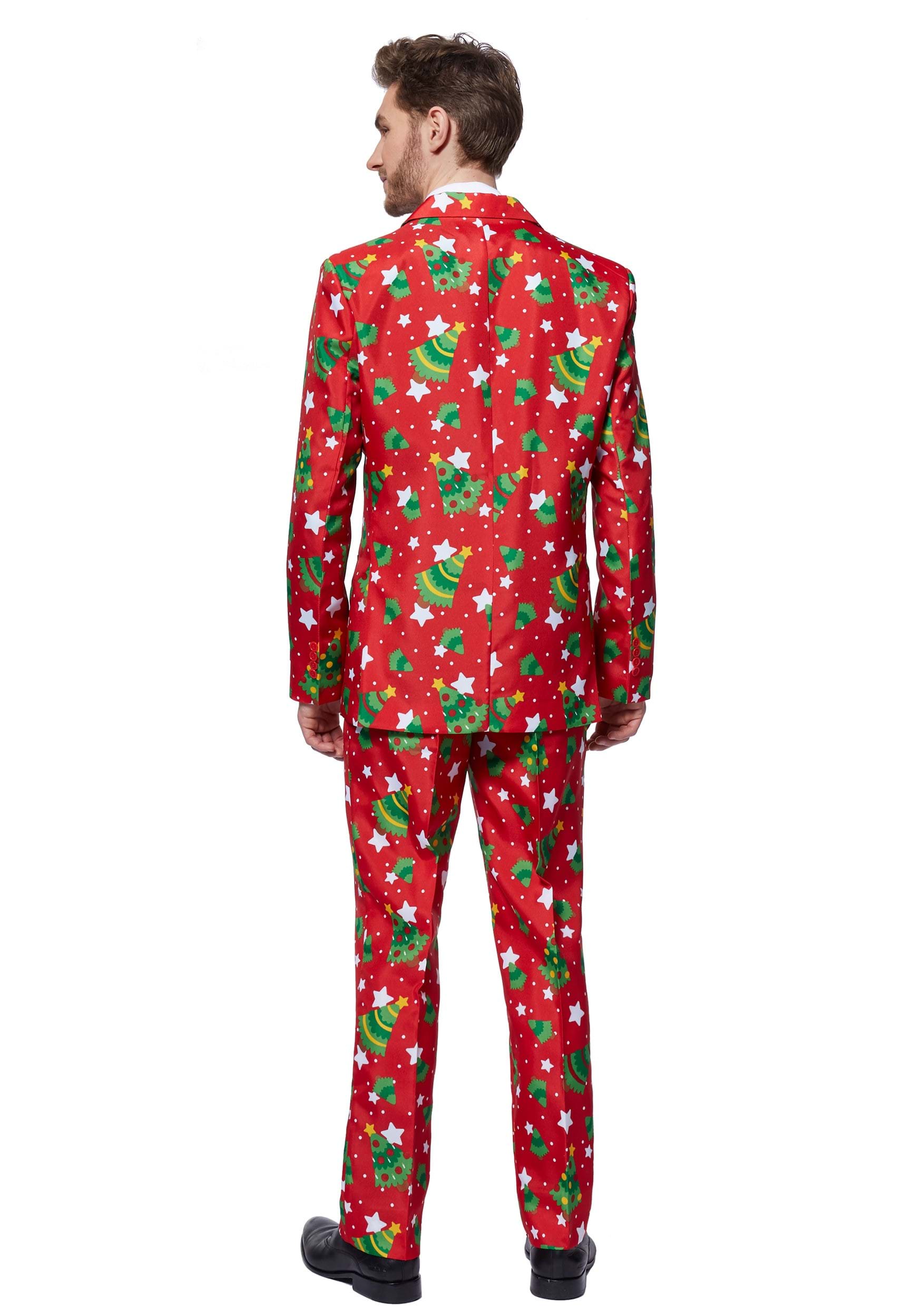SuitMeister Red Christmas Tree & Stars traje Multicolor Colombia