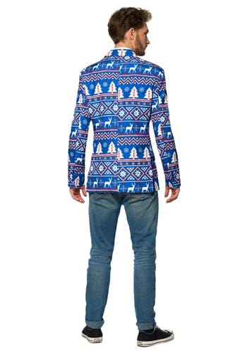 Adult Suitmeister Blue Nordic Christmas Blazer | Christmas Apparel