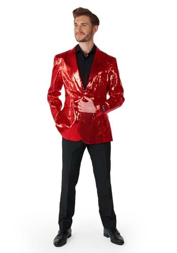 Suitmeister Sequins Red Mens Blazer