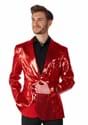 Suitmeister Sequins Red Mens Blazer Alt 4