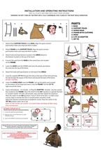 3.5FT Animated Rocking Horse with Doll Prop Alt 6