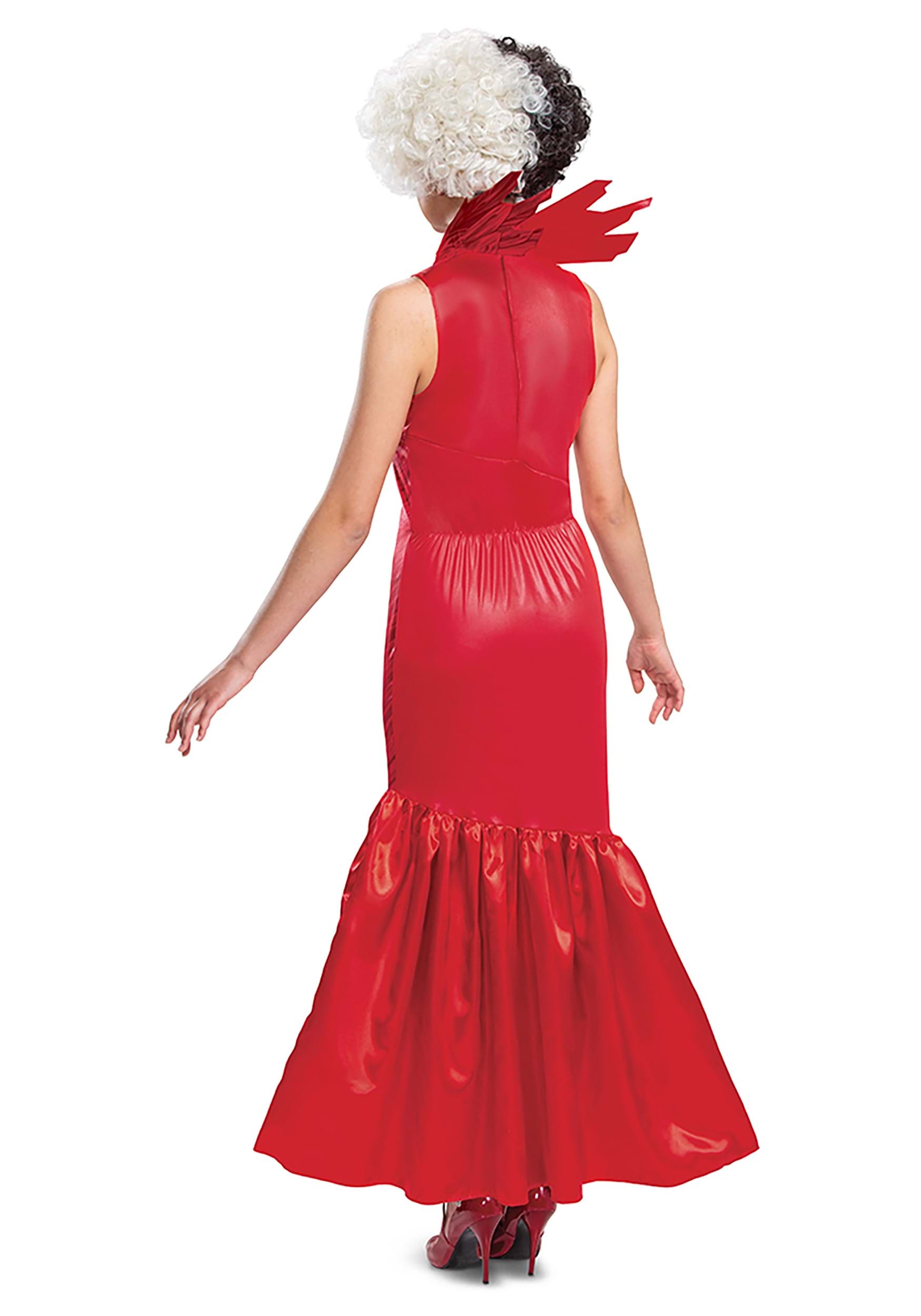Cruella Adult Red Dress Classic Costume