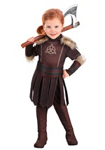 Girls Toddler Victorious Viking Costume Alt 1