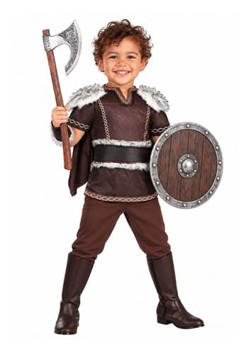 Toddler Boys Deluxe Victorious Viking Costume New Main