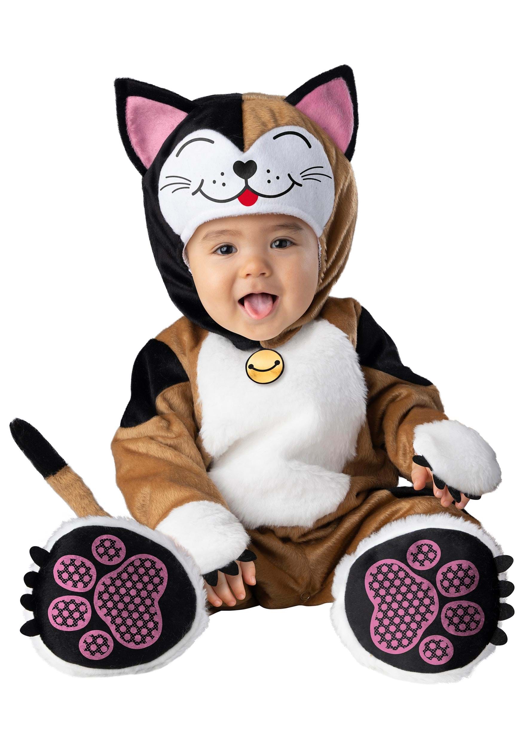 Photos - Fancy Dress CATerpillar Fun World Lil' Cat Infant Costume Black/Pink/Beige 