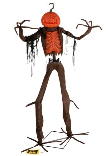 8FT Animated Giant Pumpkin Scarecrow Decoration