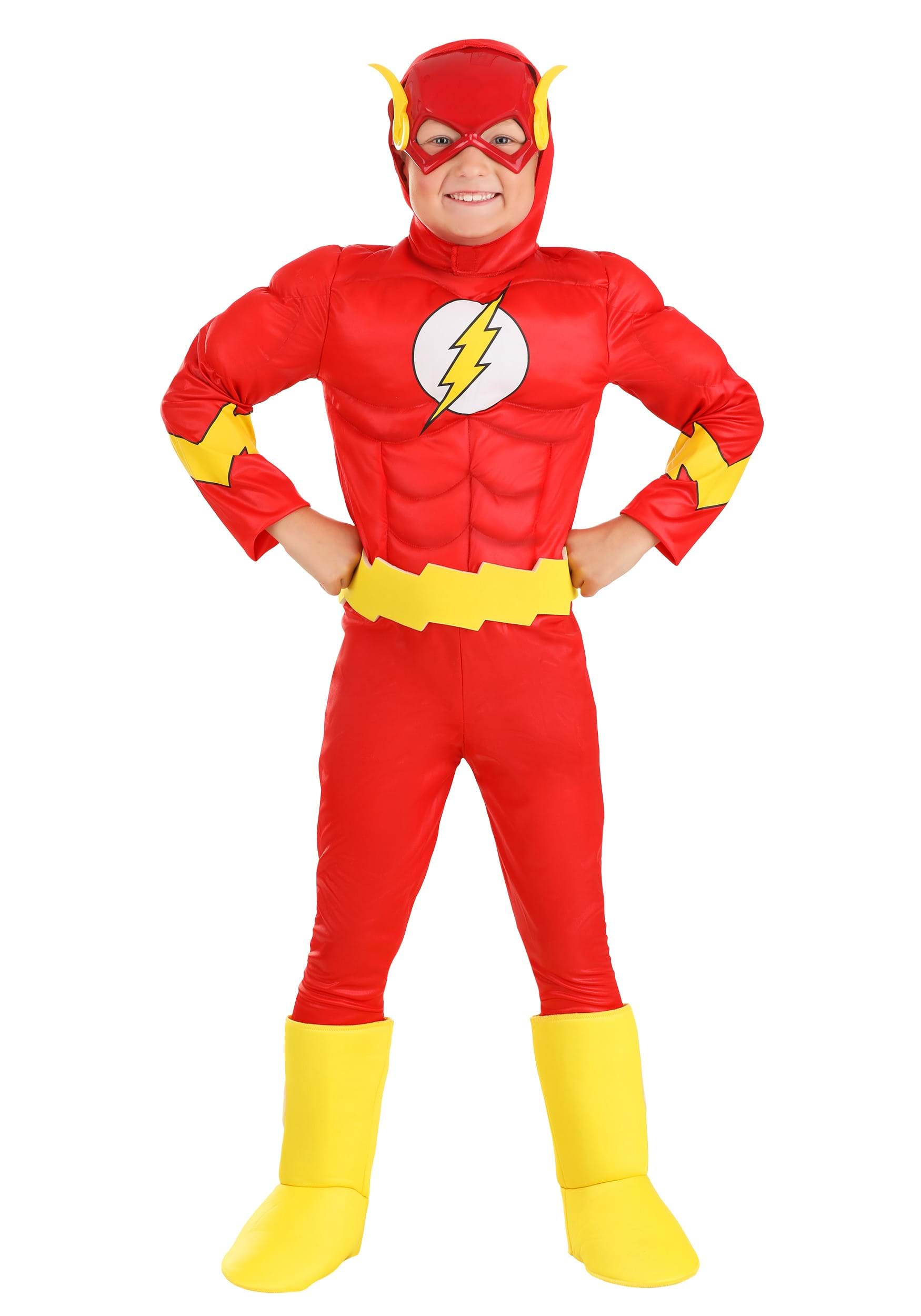 Disfraz de lujo clásico de flash para niños Multicolor