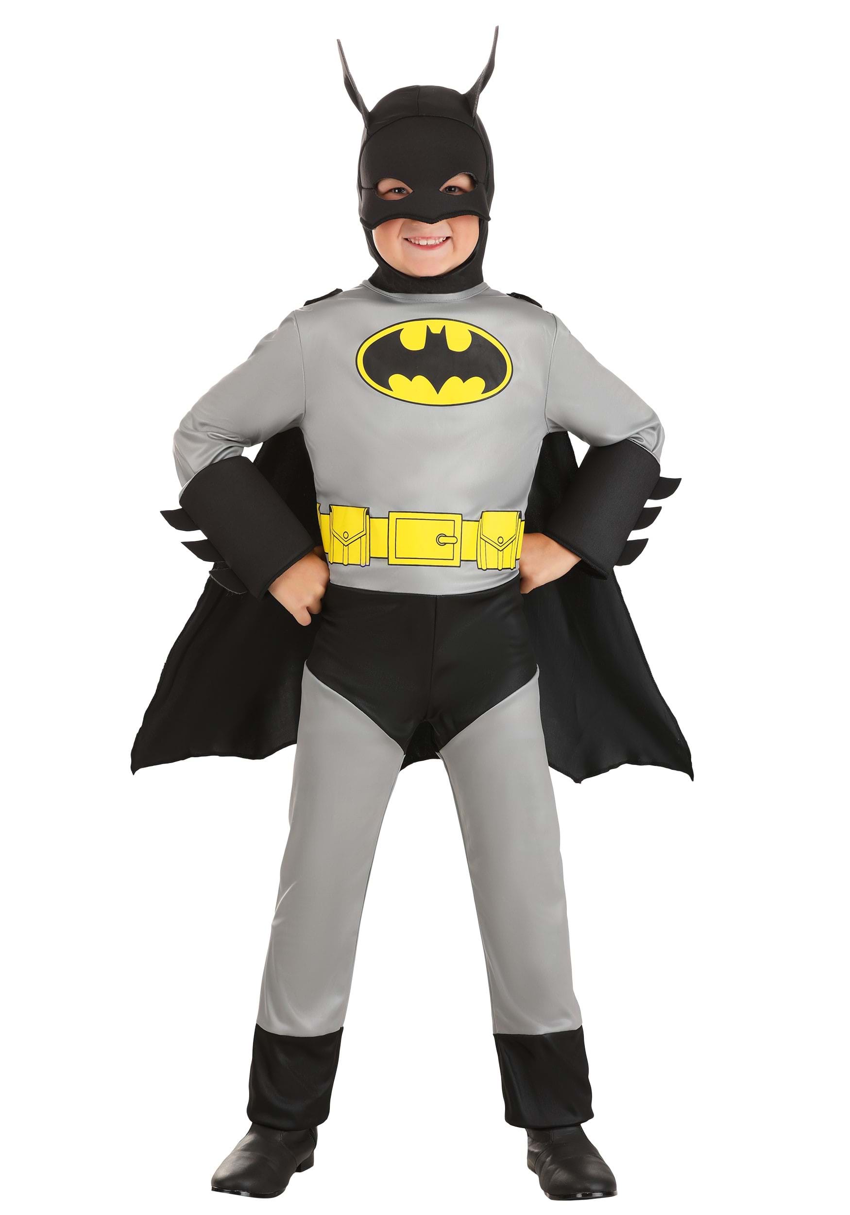 Photos - Fancy Dress Classic Jerry Leigh Kid's  Batman Costume Black/Gray/Yellow 