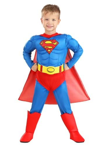 Boys Deluxe Batman Costume Dark Knight Muscle Chest Fancy Dress Child Outfit