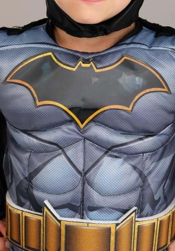 Deluxe Batman Costume For Kids - Complete Superhero Suit With Cape, Mask & Foam Details, Official DC Comics Licensed