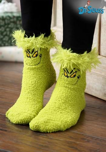 Dr Seuss Grinch Fuzzy Leg Warmers