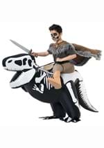 Skeleton T Rex Ride On Inflatable Kids Costume Alt 1