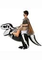 Skeleton T Rex Ride On Inflatable Kids Costume Alt 2