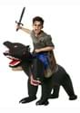 Evil 3 Headed Dog Ride On Inflatable Kids Costume Alt 2