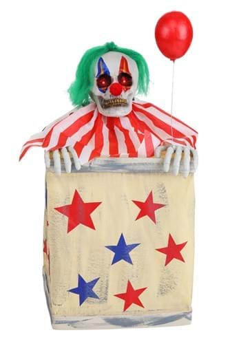 Animated Clown in Box Decoration
