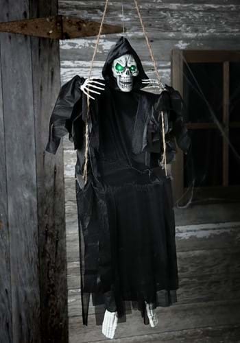 Sitting Reaper Light Up LED Decoration | Grim Reaper Decorations
