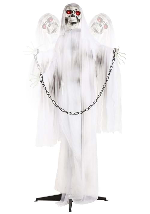 5.5FT Chained Skeleton Ghost Animatronic Decoration | Ghost Decorations