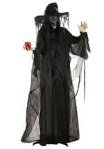5.8FT Animated Standing Black Witch Prop | Witch Decorations