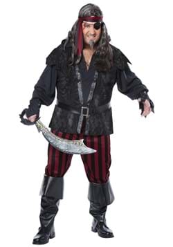 Adult Men's Cool Pirate Costume Carnival Party Striped Viking Cosplay Outfits 