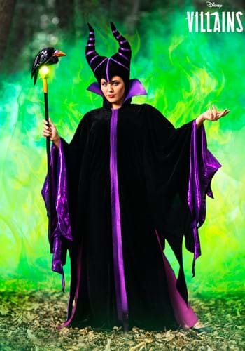 Maleficent Adult costume evil queen cosplay outfit fantasy dress female  halloween party cosplay hat costume