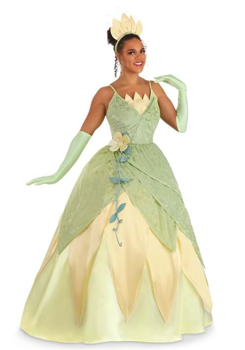 Deluxe Disney Princess And The Frog Tiana Costume For Women 