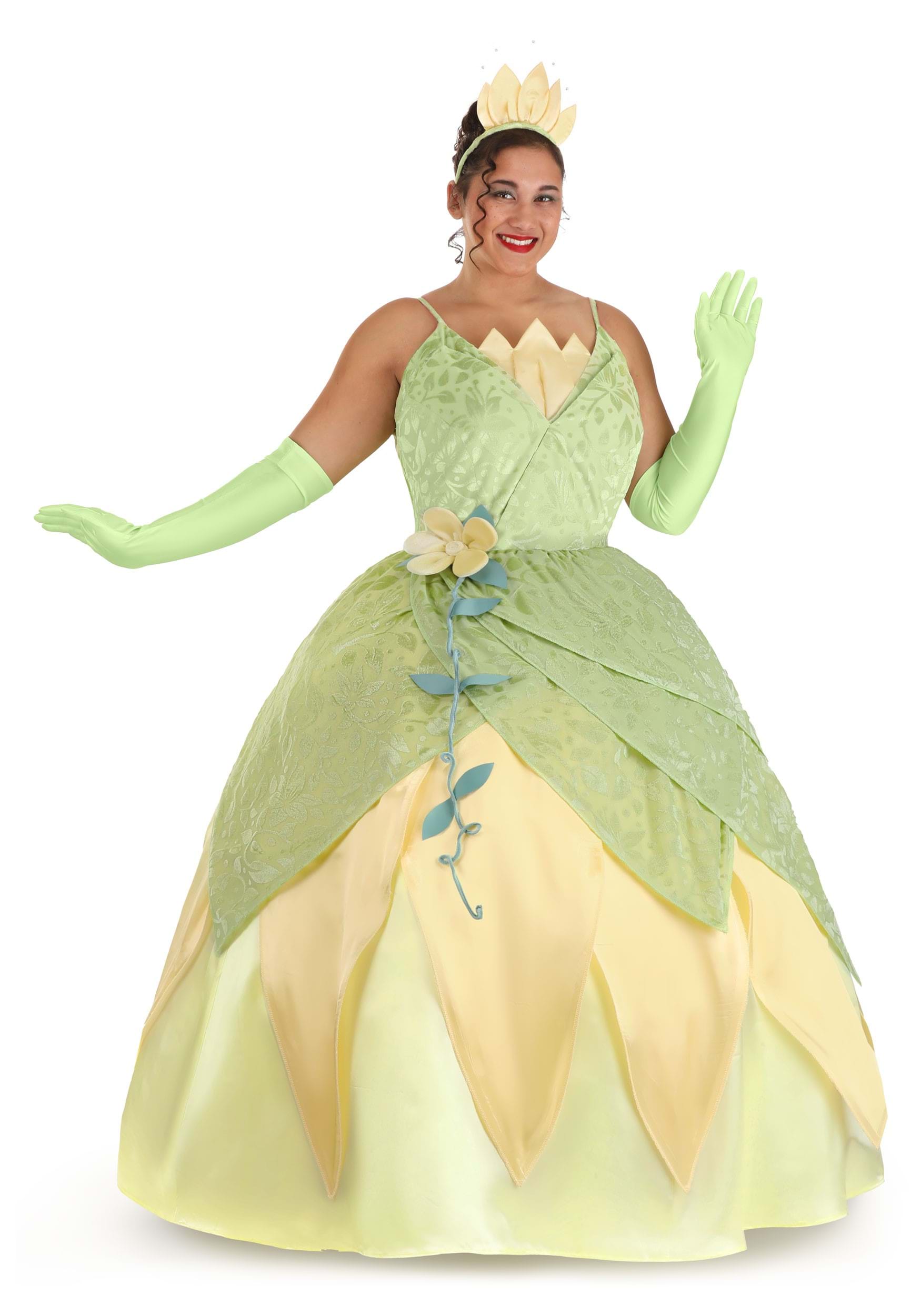 Photos - Fancy Dress Deluxe FUN Costumes Women's Plus Size  Disney Princess and the Frog Tiana C 