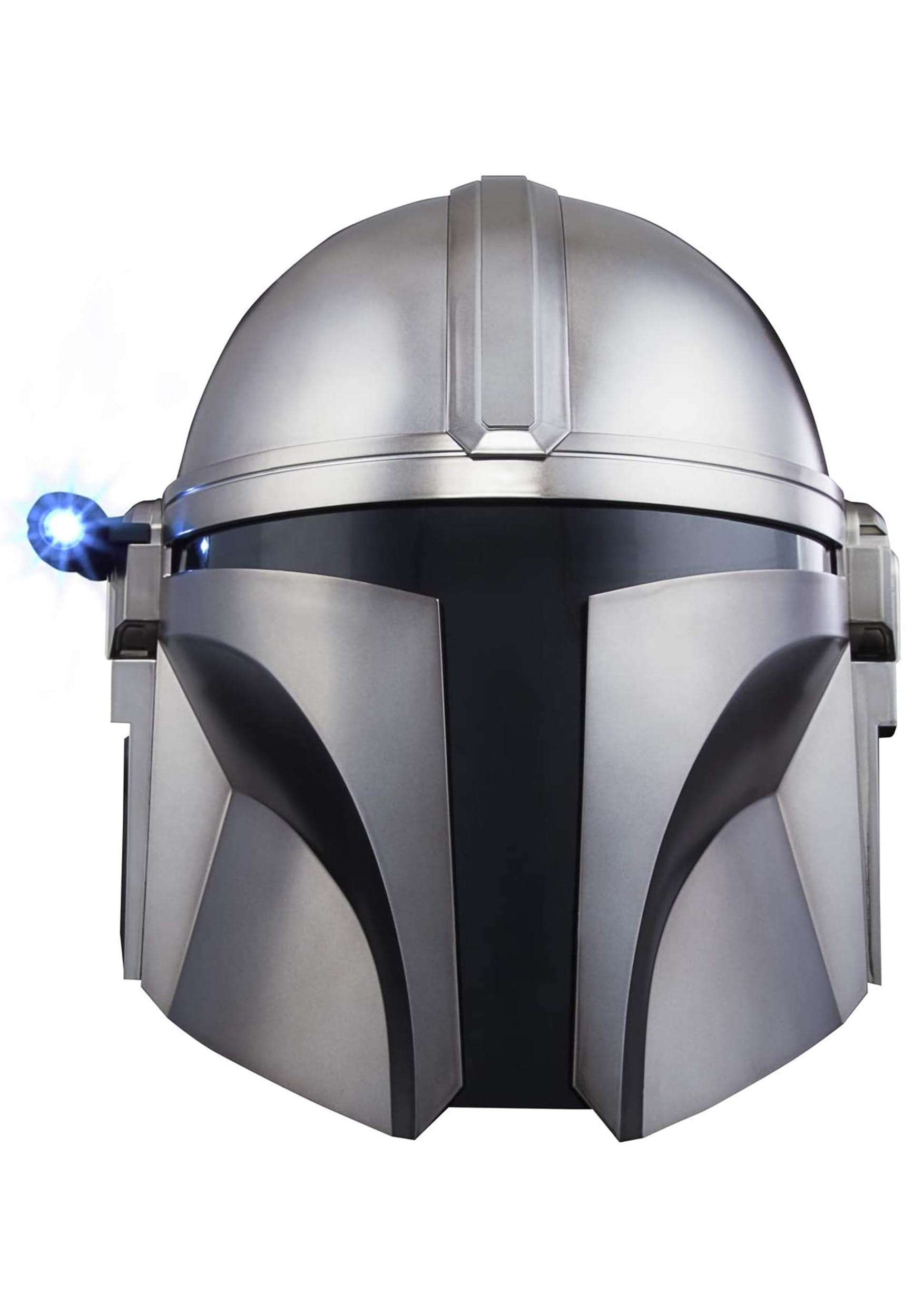 Photos - Fancy Dress Hasbro Star Wars The Black Series Electronic The Mandalorian Helmet | Star Wars Accessories Gray 
