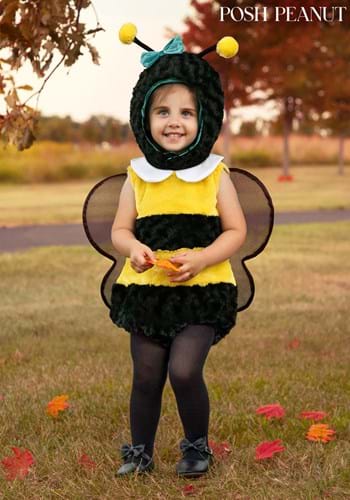 Childrens Kids Girls Bumble Bee Costume Dress Costume Wings Dress Headband 