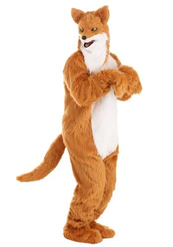 Adult Mascot Fox Costume With Mouth Mover Mask