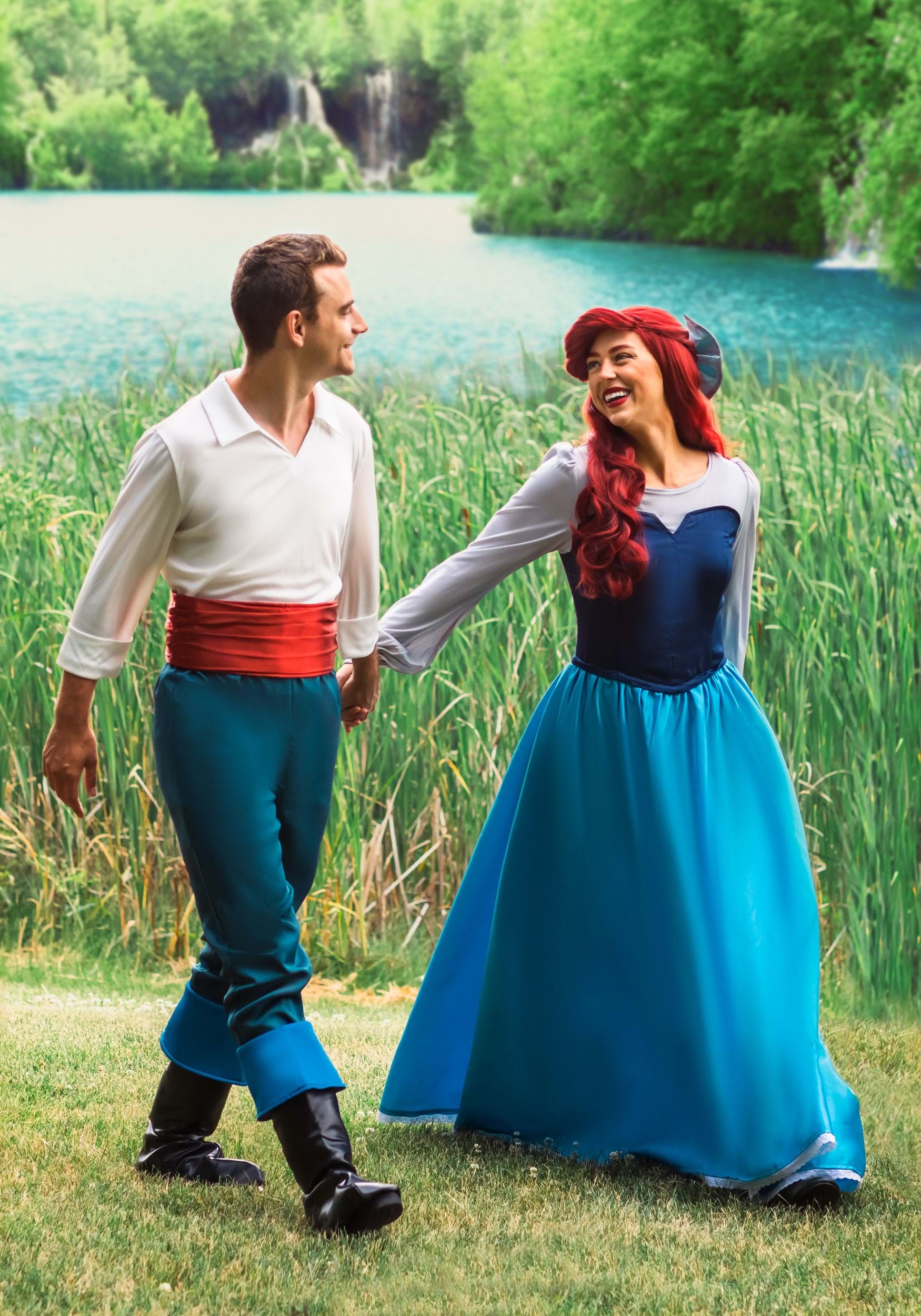 Ariel and prince eric costumes