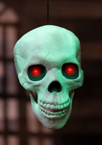 Glow in the Dark Talking Skull Decoration