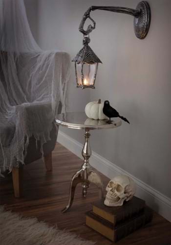 16.5-Inch Gothic Skeleton Crew Lantern Decoration | Light Up Decorations