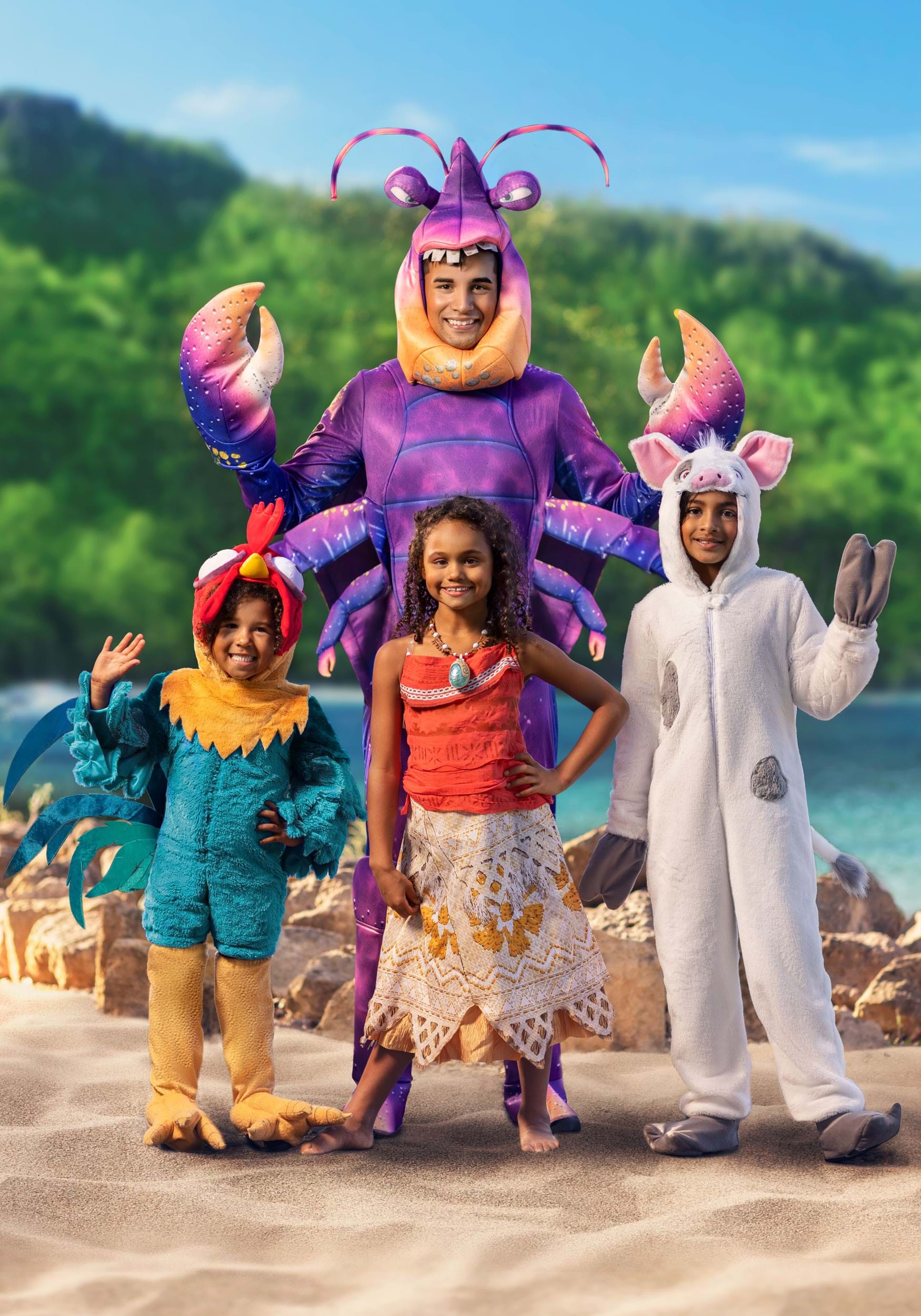 Plus Size Disney Moana Tamatoa Costume