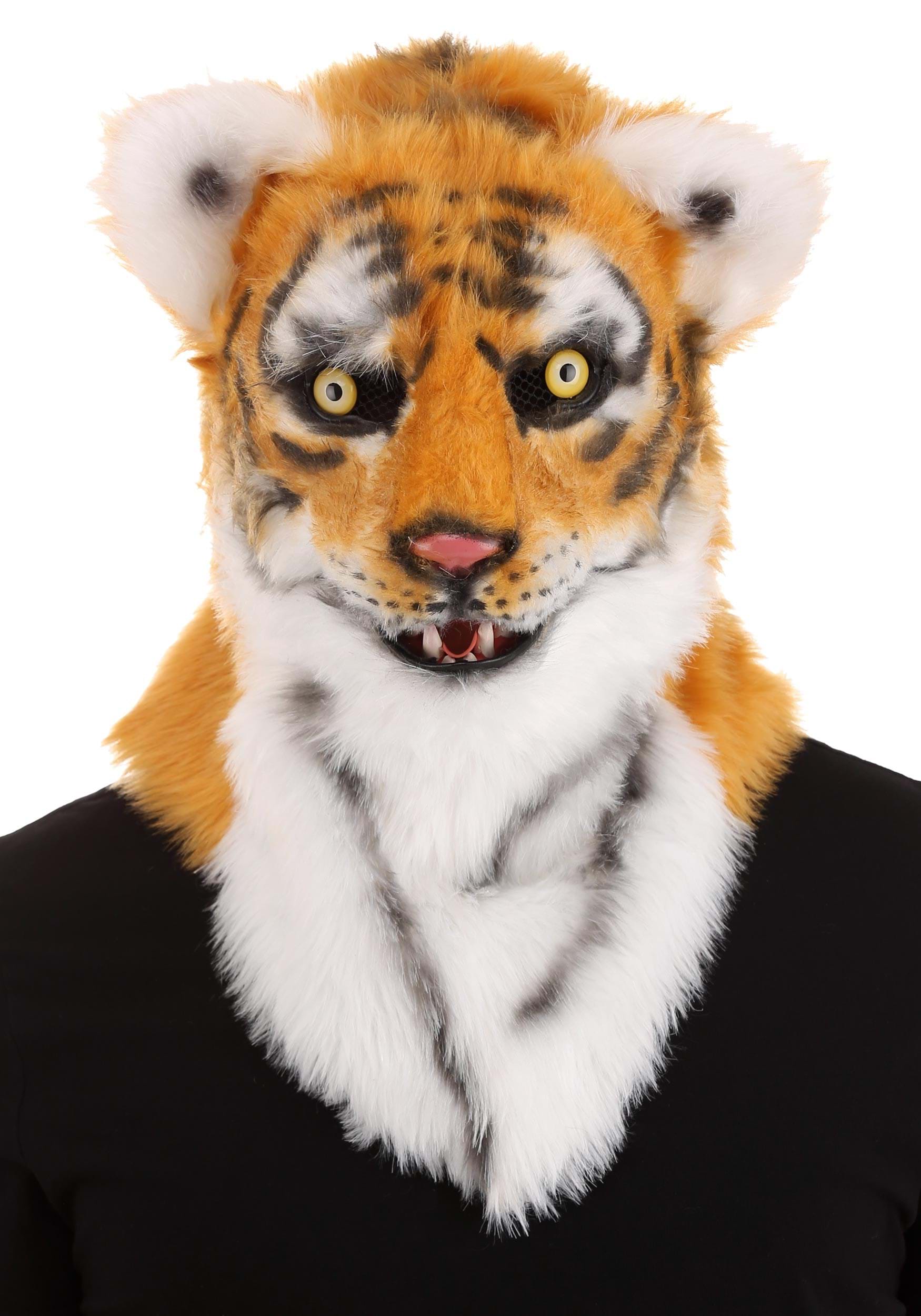 Máscara de motor de la boca del tigre Multicolor