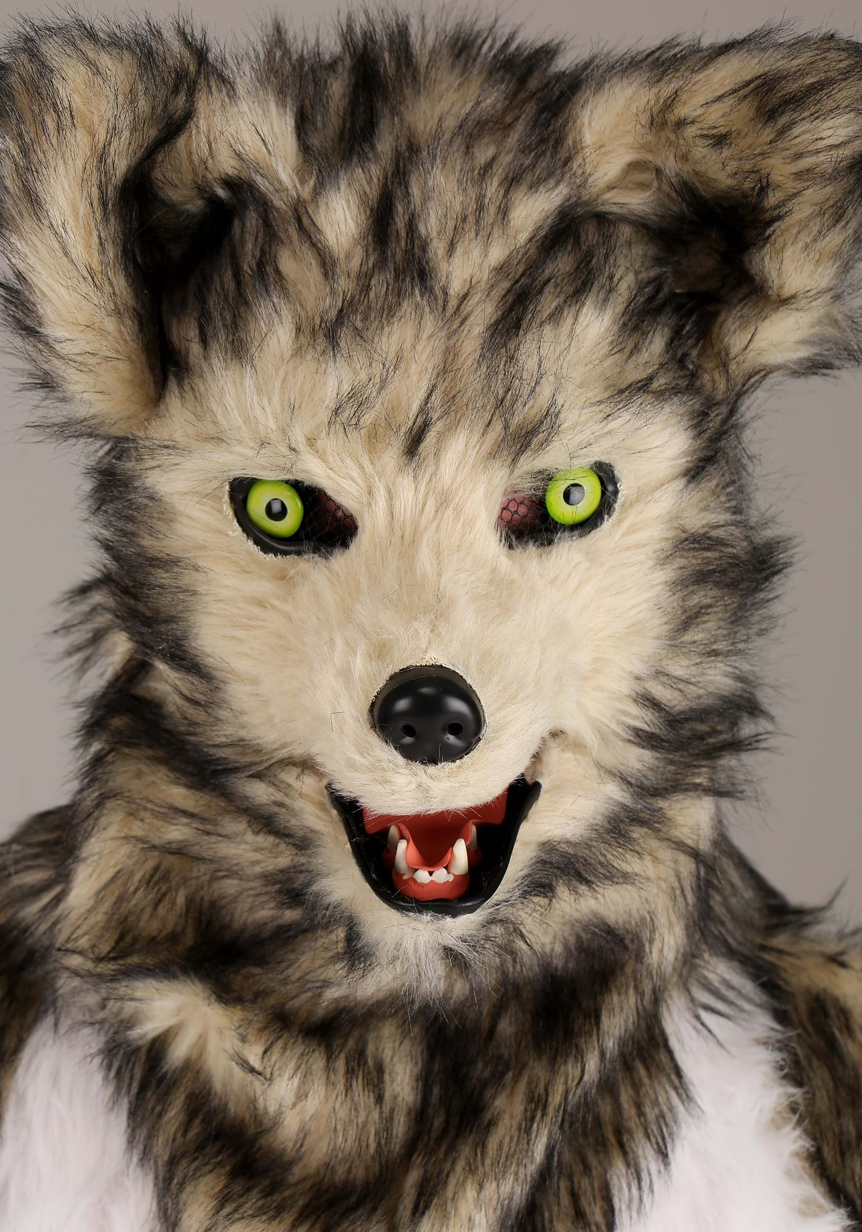 Nimble Mouth Wolf Mask/ Furry Mask /Realistic Animal Party Mask