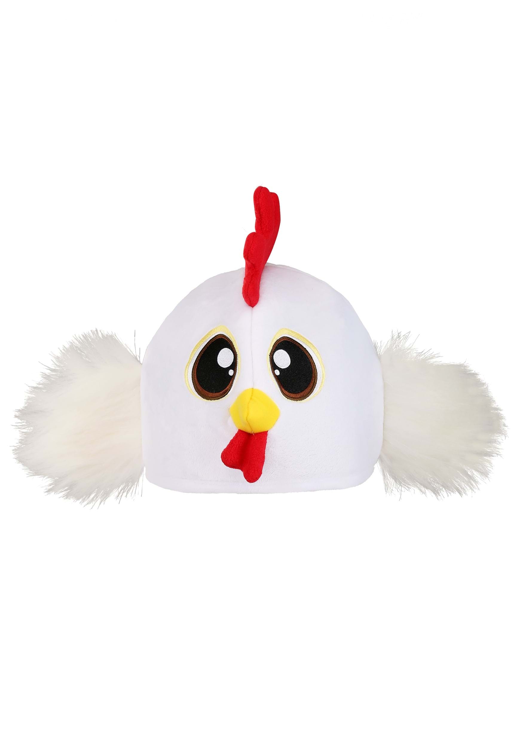 Velour Chicken Costume Hat