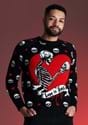 Love is Dead Valentine's Day Adult Sweater-2-0