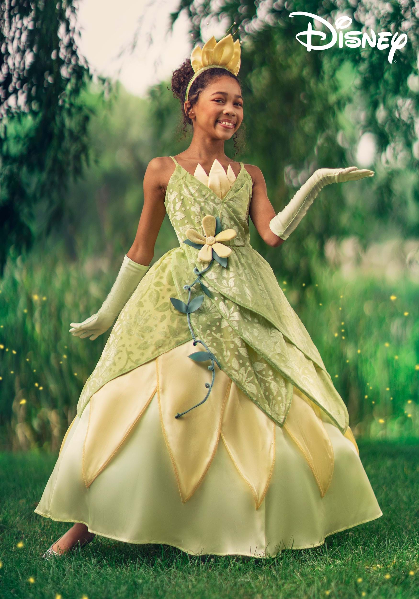 the princess and the frog tiana green dress