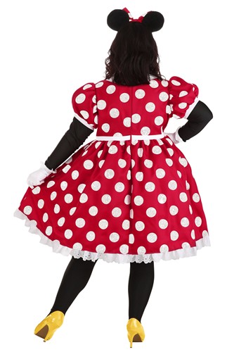 Disney Women's Plus Size Deluxe Minnie Mouse Costume