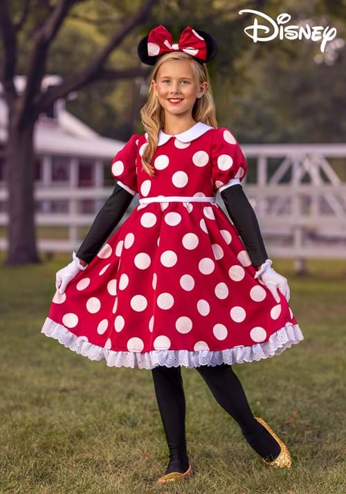 Girls Deluxe Disney Minnie Mouse Costume