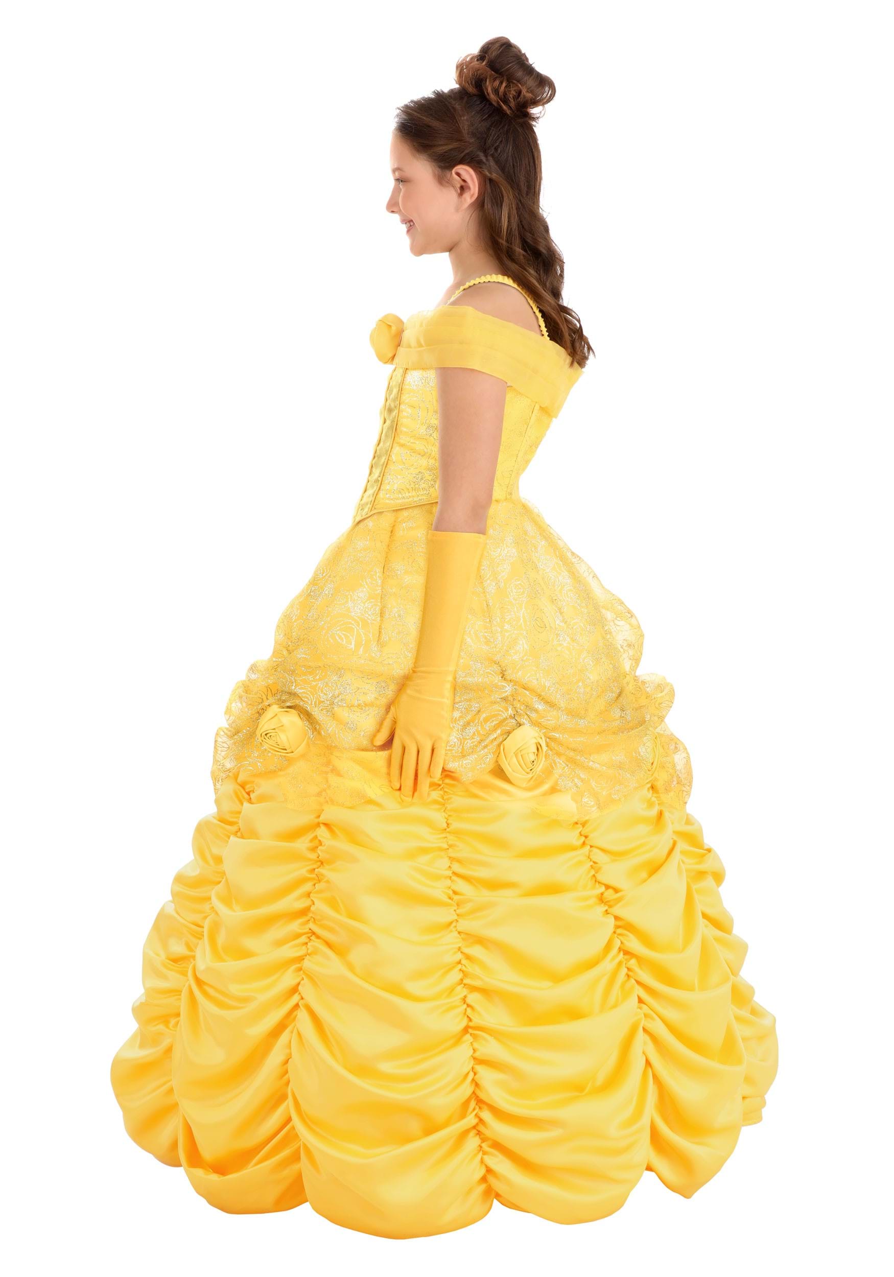 belle costume for girls