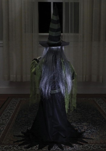 3FT Animated Fortune Teller Witch Prop Decoration | Witch Decorations