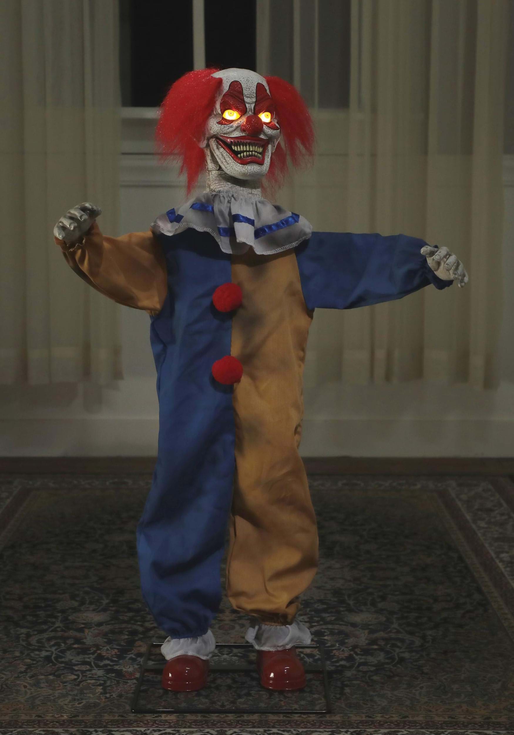 36 Inch Little Top Clown Animated Prop Clown Decorations