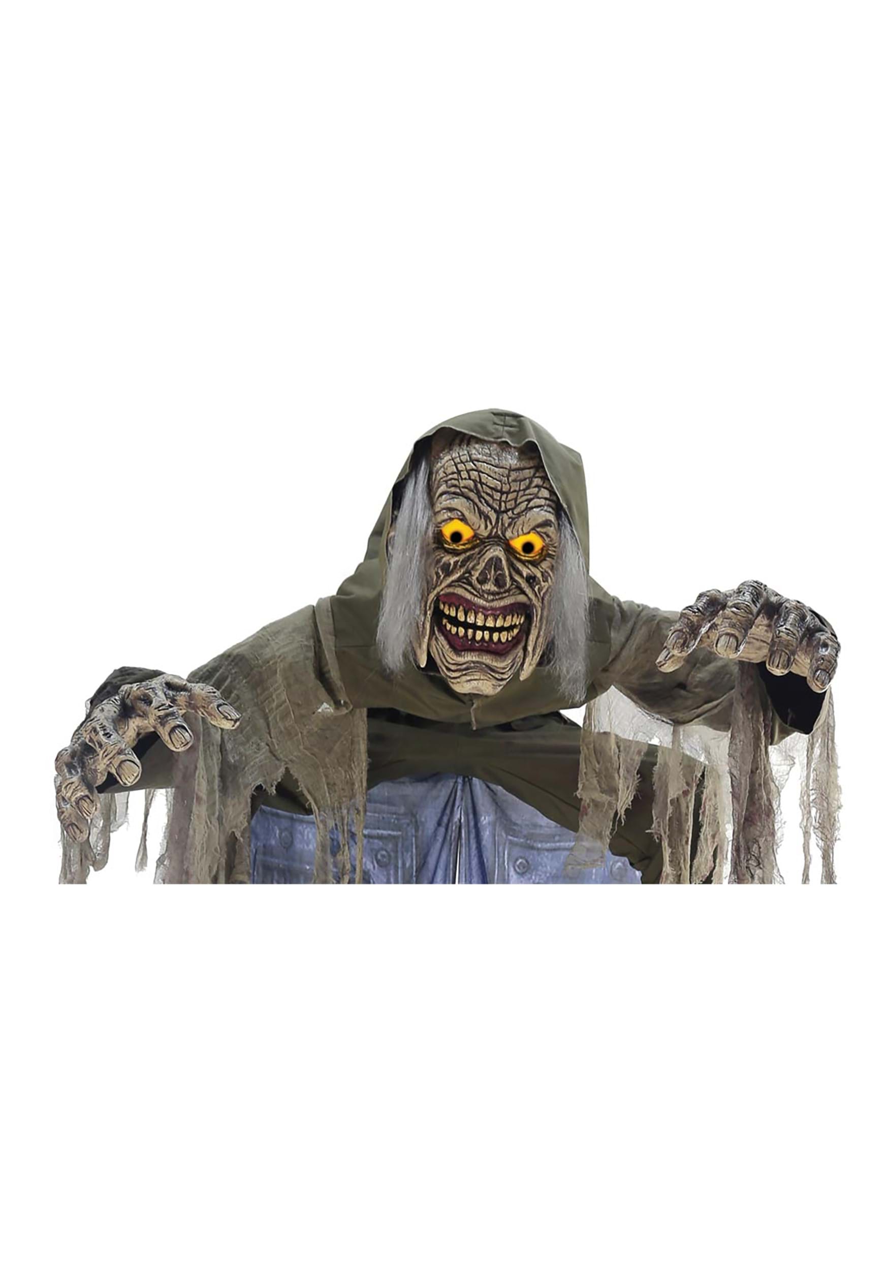 10 Foot Looming Ghoul Archway Animated Prop , Halloween Animatronics