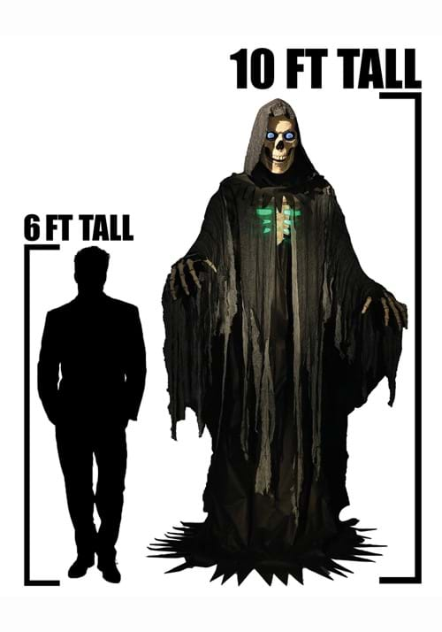 10 Foot Towering Animated Grim Reaper Prop