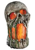 12 Inch Flaming Rotted Skull Animated Prop Alt 3