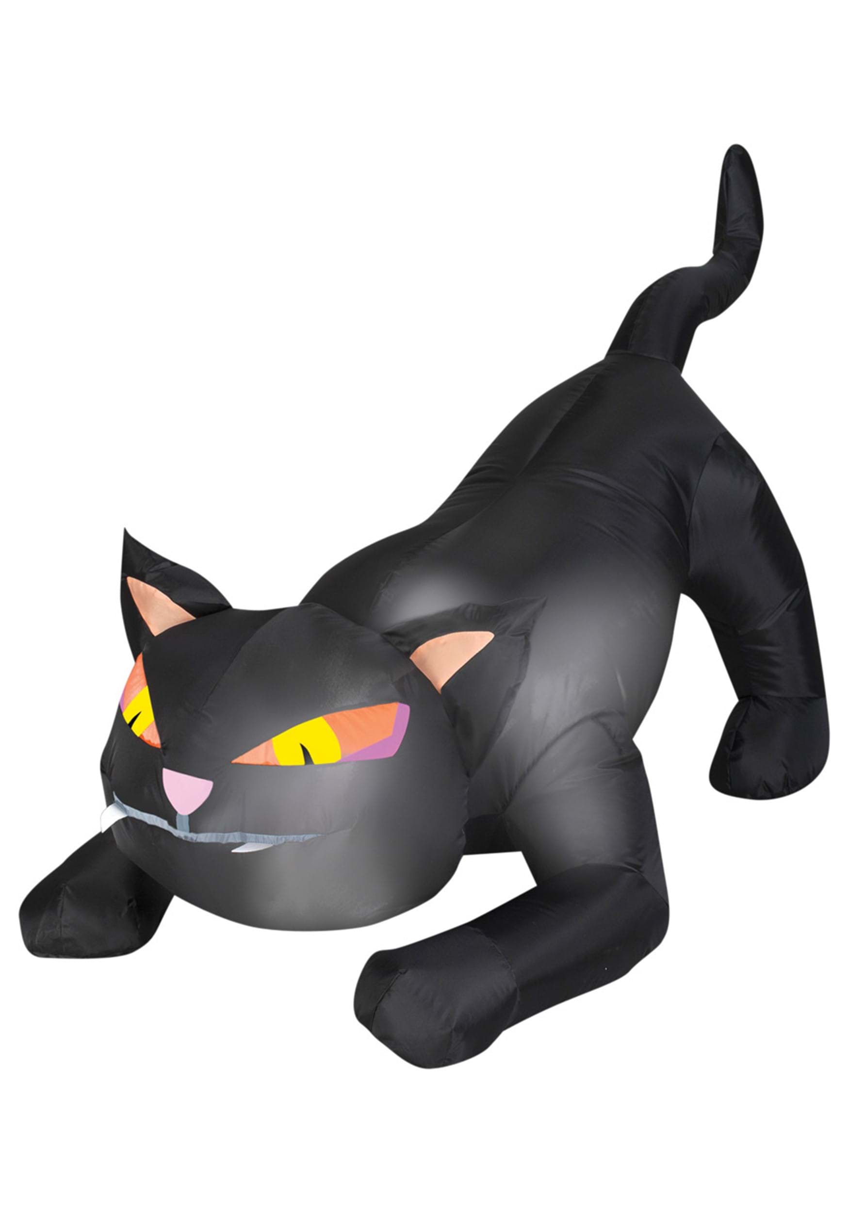 Photos - Other interior and decor Morris Costumes Inflatable Outdoor Small Black Cat Decoration Black/Or 