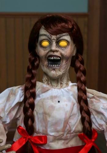 32-Inch Poseable Grim Haunted Girl Doll Decoration | Scary Decorations