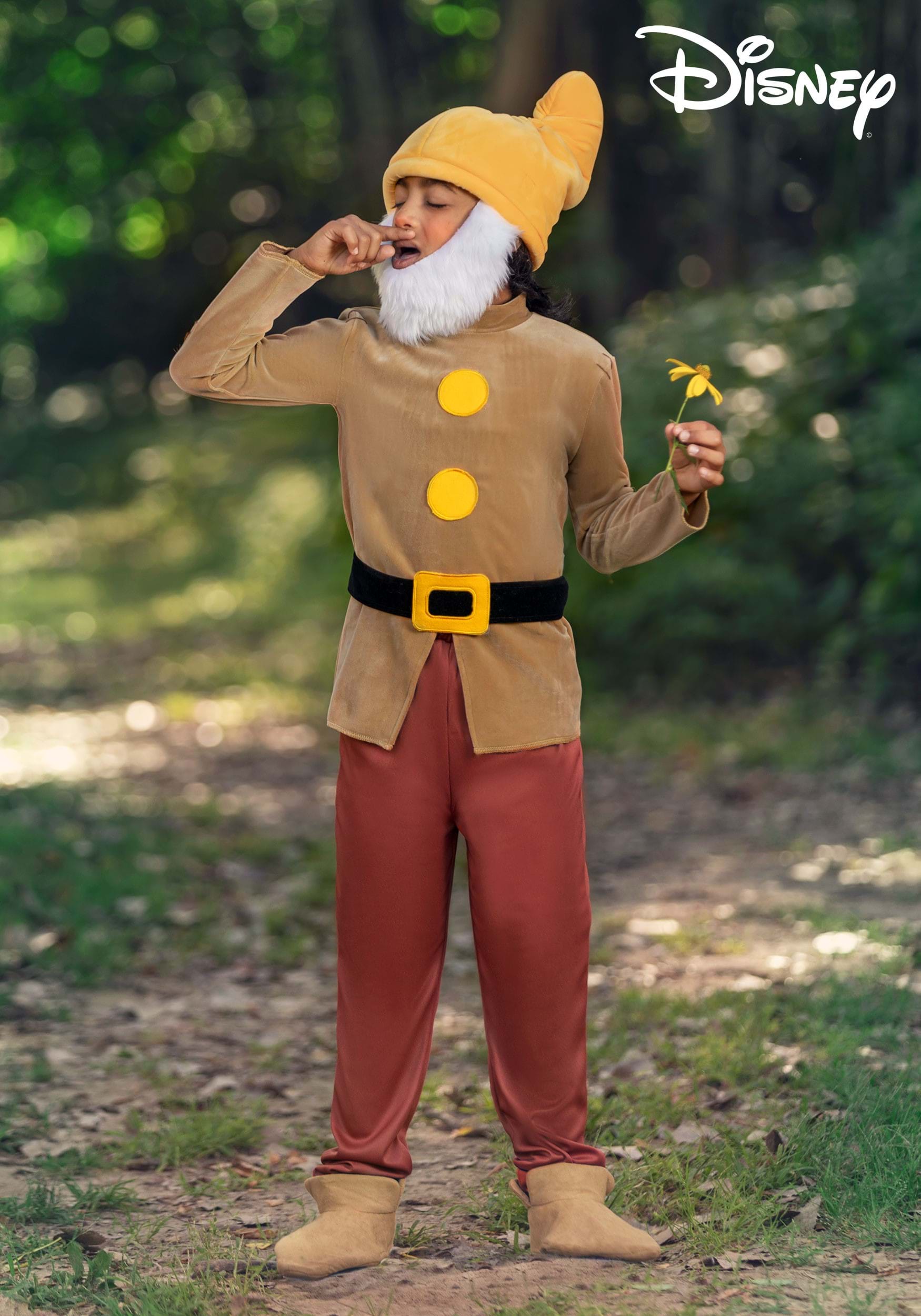 bracket Slander Christ Kid's Disney Sneezy Dwarf Costume